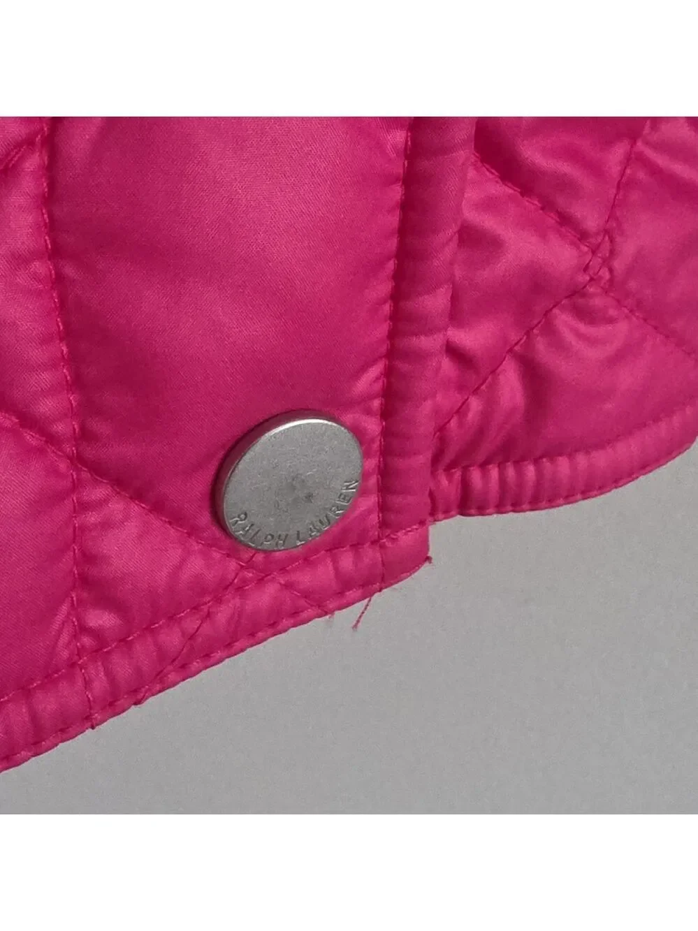 RALPH LAUREN | Quilted Barn Jacket Pink Girls Sz 8 10